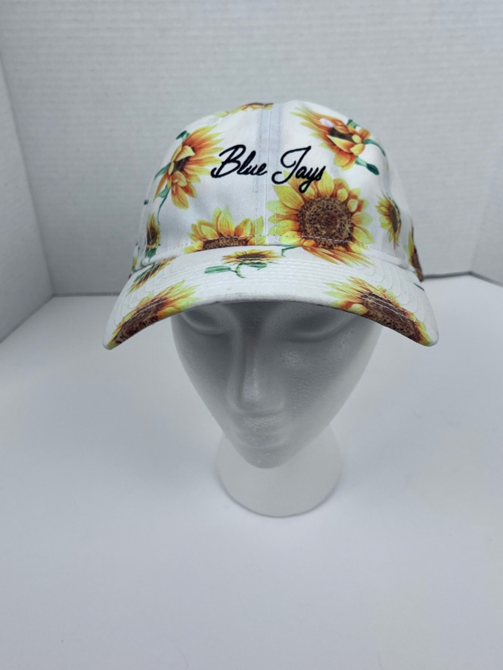 New Era Women's Toronto Blue Jays Adjustable Strap Back Cap with Sunflowers MLB